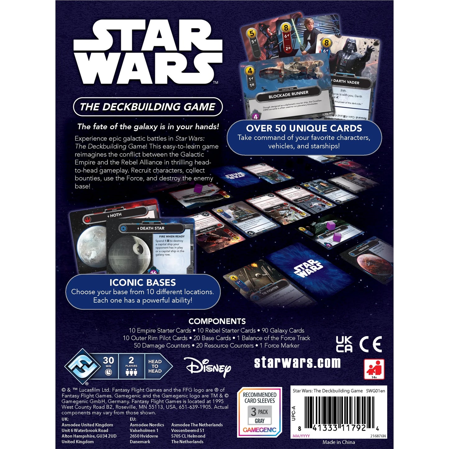 Star Wars: the Deck-Building Game for Ages 14 and Up, from