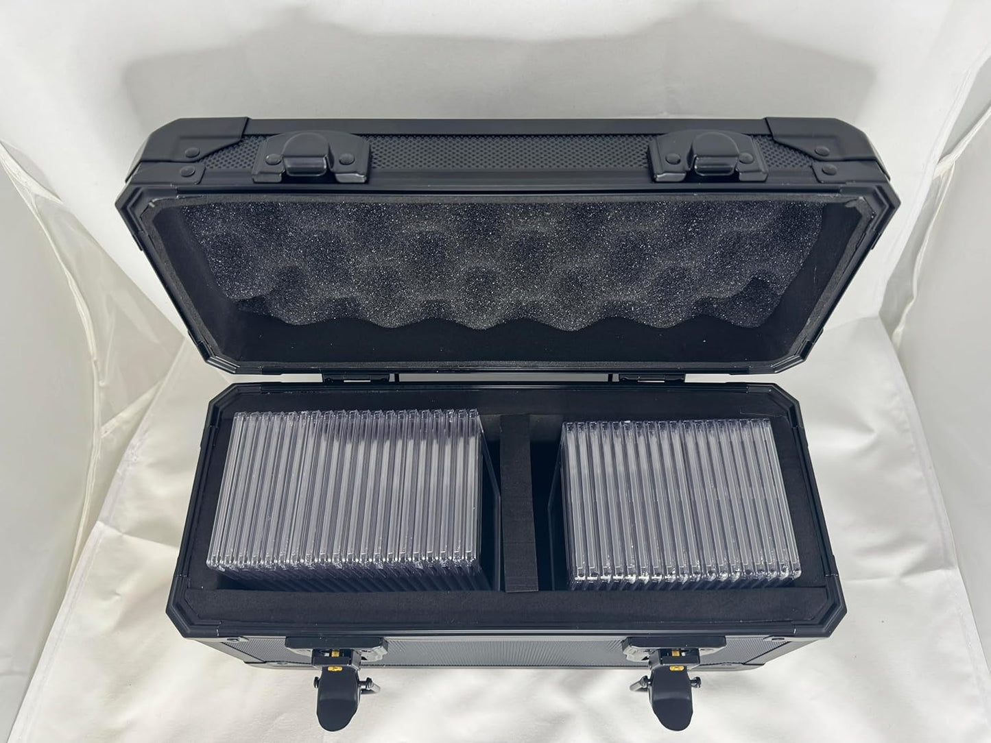 Graded Trading Card Slab Storage Case with Lock for up to 47 Graded Pokemon or S