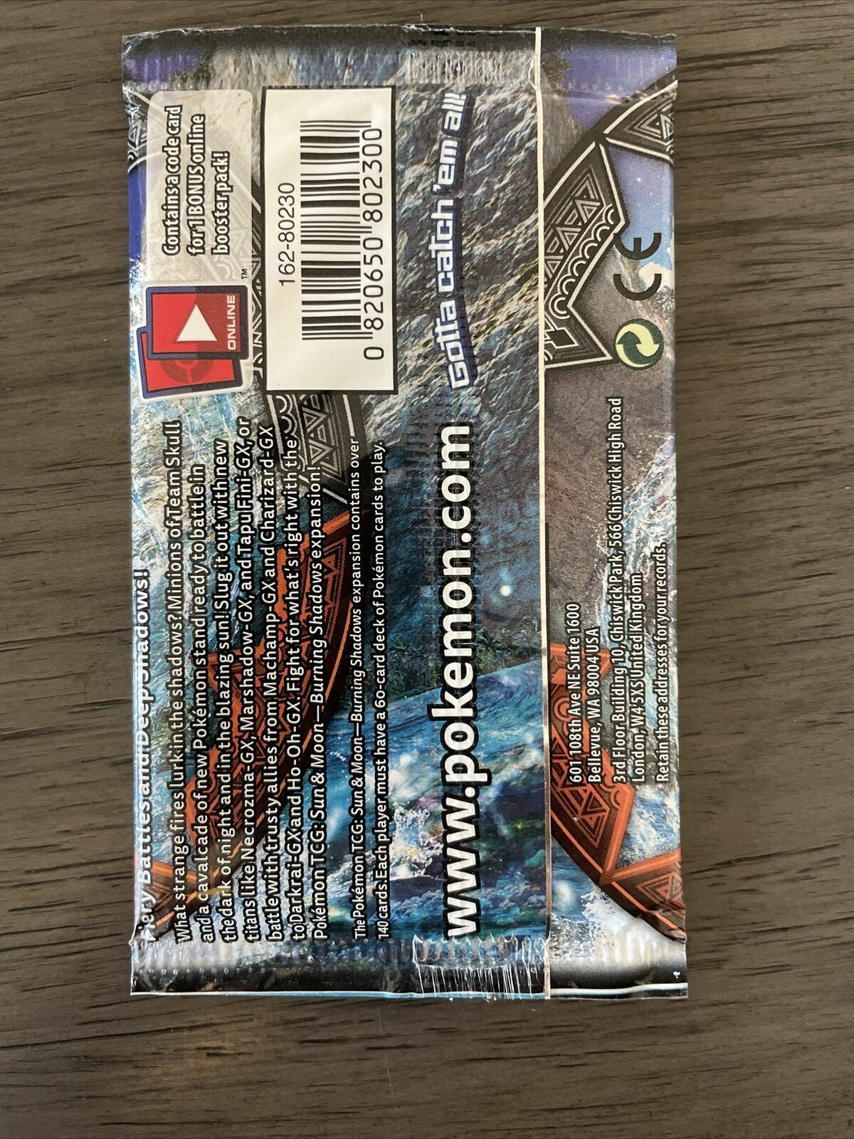 1X Sun & Moon Burning Shadows Pokemon Booster Pack Factory Sealed Brand New π₯