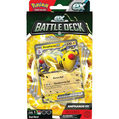 Pokémon TCG: Ampharos Ex or Lucario Ex Battle Deck (1 X Deck at Random)