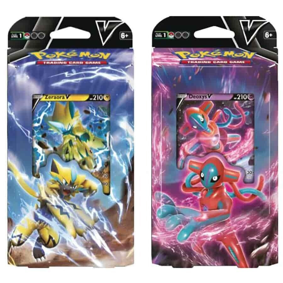 Pokemon ZERAORA and DEOXYS V BATTLE DECKS SET of 2