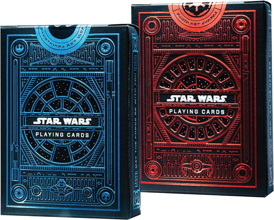 Star Wars Premium Playing Cards 2 Deck Set Light Side Blue Deck Dark Side Red Deck Skywalker Saga Choose a Side