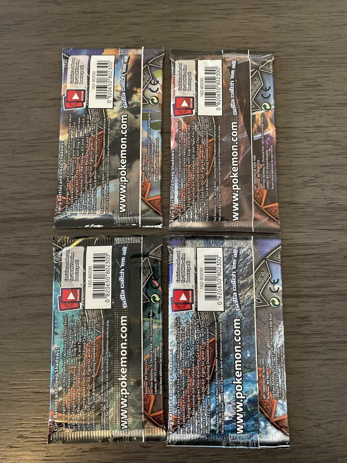 1X Sun & Moon Burning Shadows Pokemon Booster Pack Factory Sealed Brand New 🔥