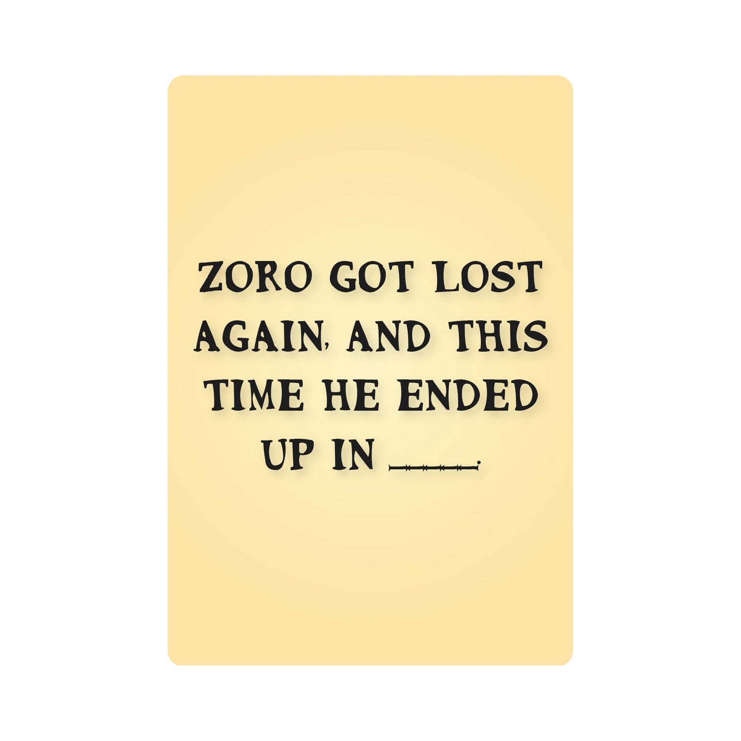 Cards against One Piece - Limited Edition