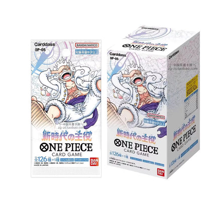 Original  One Piece OP05 the Protagonist of the New Era Cards Booster Box Anime Japanese Trading Game Card Collector Gift