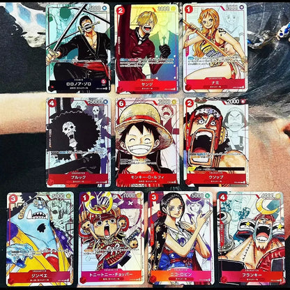 Original One Piece Cards Japanese OP06 Zoro&Sanji Trading Booster Box OP05 Luffy Rare Cards OP01-04 Card Collector Gift