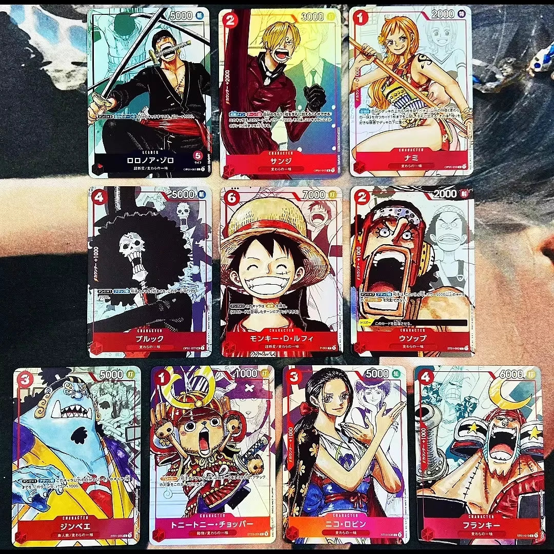 Original One Piece Cards Japanese OP06 Zoro&Sanji Trading Booster Box OP05 Luffy Rare Cards OP01-04 Card Collector Gift