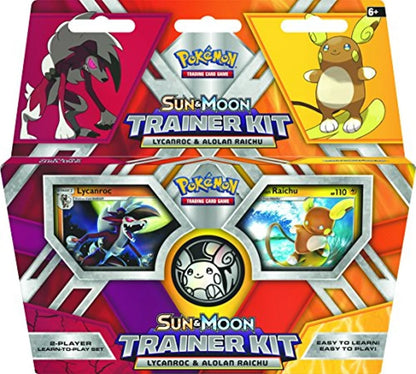 Trading Cards: Sun Moon Lycanroc & Alolan Raichu Trainer