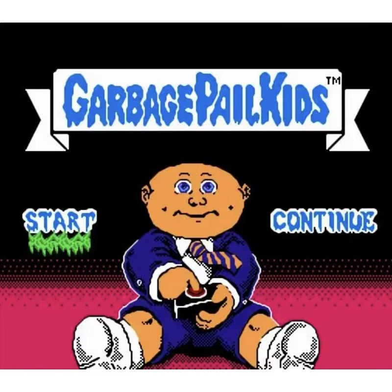 Garbage Pail Kids 8Bit Retro Game Cartridge for NES Console 72Pins Video Game Card