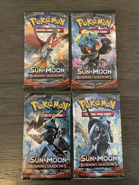 1X Sun & Moon Burning Shadows Pokemon Booster Pack Factory Sealed Brand New 🔥