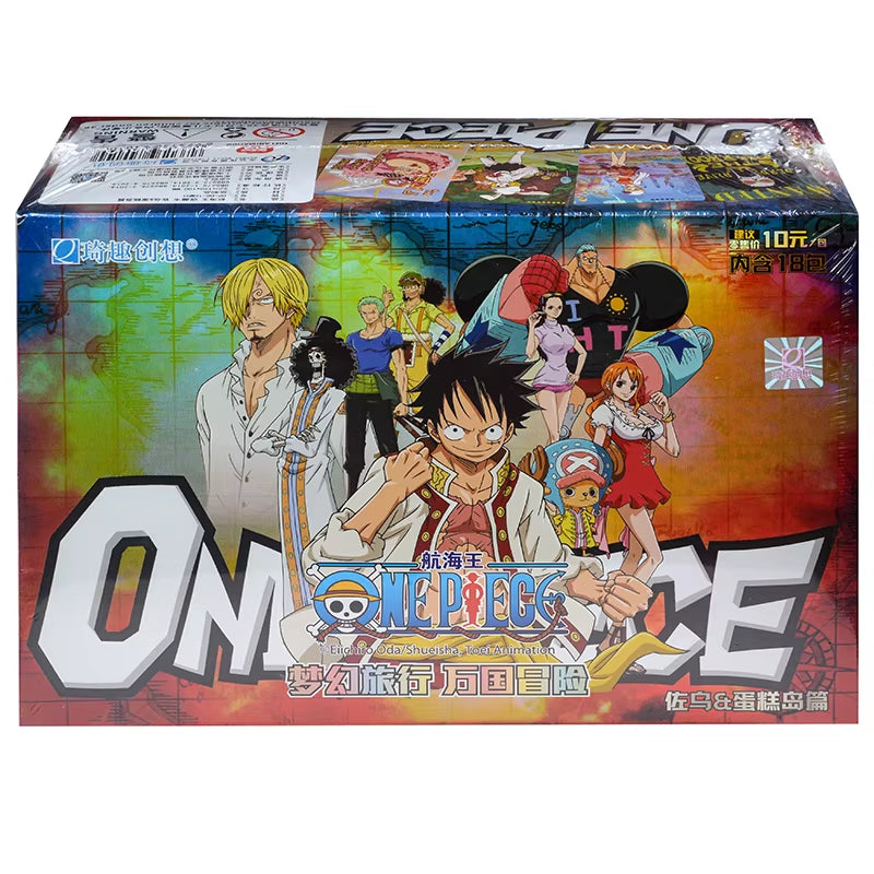 Genuine Anime ONE PIECE Card Luffy Quality Cards Zoro Nami Chopper Franky Collections Card Game Collectibles Battle Card Toy