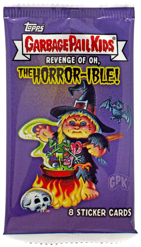 Garbage Pail Kids  2019 Revenge of the Oh, the Horror-Ible Trading Card Sticker Pack (8 Sticker Cards)