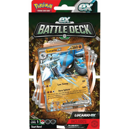 Pokémon TCG: Ampharos Ex or Lucario Ex Battle Deck (1 X Deck at Random)