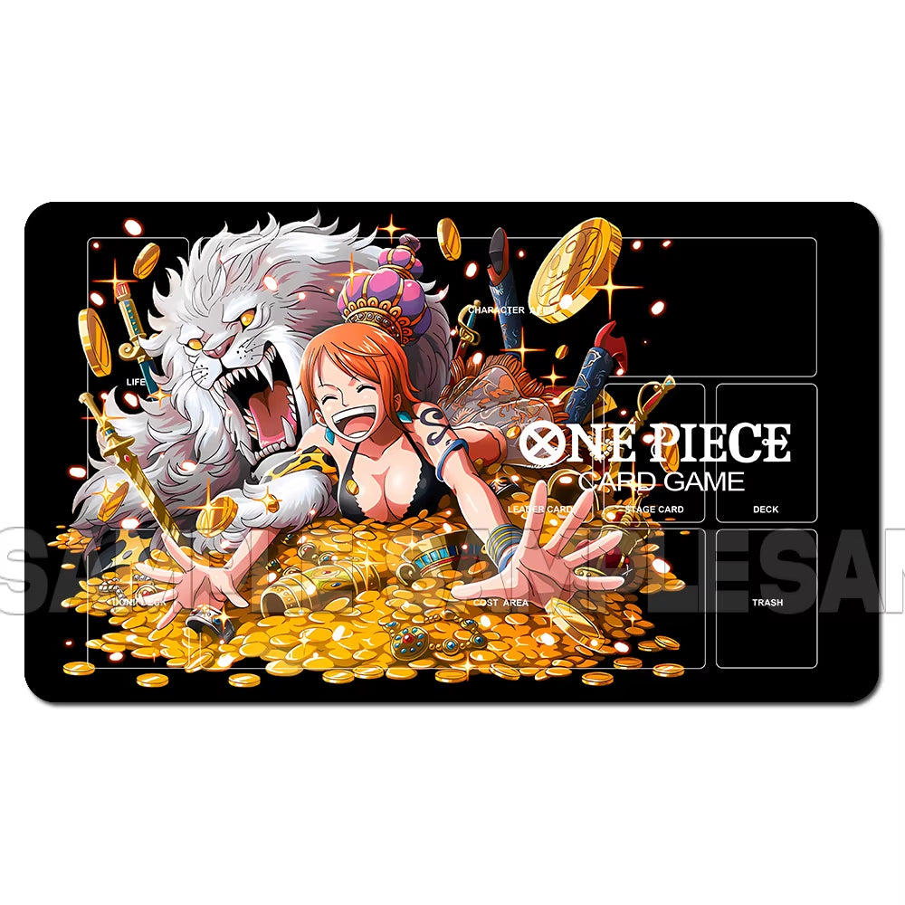 OPCG One Piece Playmat Girls Trading Card Game Mat Dedicated Card Play against Table Mat OP-5
