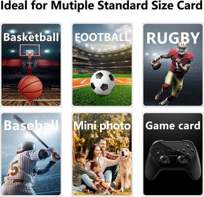 Trading Card Sleeves Plastic Clear Case Holder 600 Baseball Cards Topload!! NEW