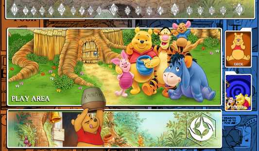 Lorcana Playmat Pooh Eyesore Tigger Mat Large Gaming Card Game