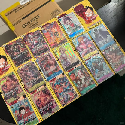 Original Japanese Booster Box One Piece Op-07 the Future in Five Hundred Years Collection Rare Closed Gift Box Cards OPCG