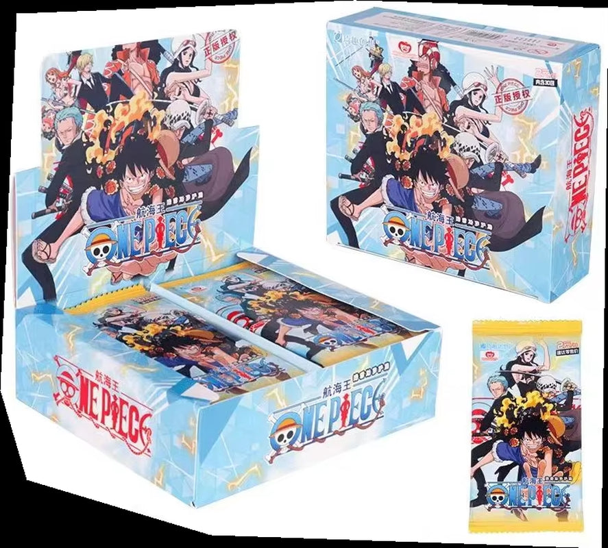 One Piece Cards Anime Collectible Card Luffy Zoro Trading Card Game Sanji Nami TCG Booster Box Game Cards