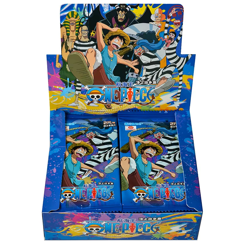 Genuine Anime ONE PIECE Card Luffy Quality Cards Zoro Nami Chopper Franky Collections Card Game Collectibles Battle Card Toy