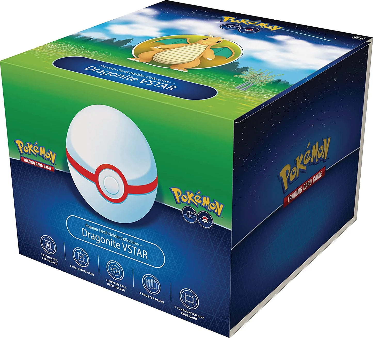 Trading Card Games  GO Premier Deck Holder Collection Dragonite VSTAR Box