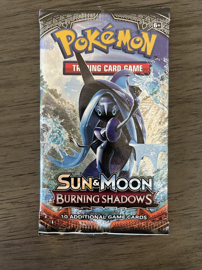 1X Sun & Moon Burning Shadows Pokemon Booster Pack Factory Sealed Brand New 🔥