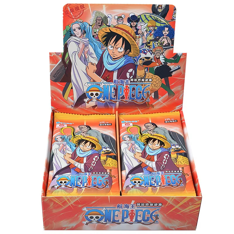 Genuine Anime ONE PIECE Card Luffy Quality Cards Zoro Nami Chopper Franky Collections Card Game Collectibles Battle Card Toy