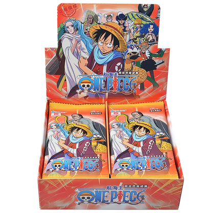 Genuine Anime ONE PIECE Card Luffy Quality Cards Zoro Nami Chopper Franky Collections Card Game Collectibles Battle Card Toy