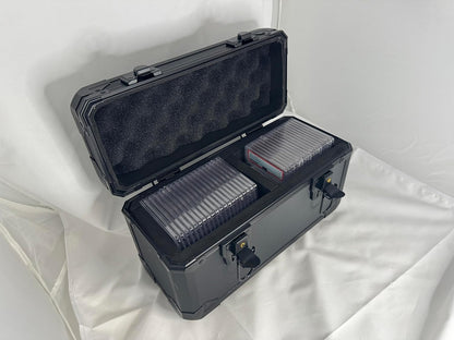 Graded Trading Card Slab Storage Case with Lock for up to 47 Graded Pokemon or S