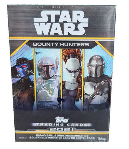 21  Trading Cards: Star Wars Bounty Hunter Value Box