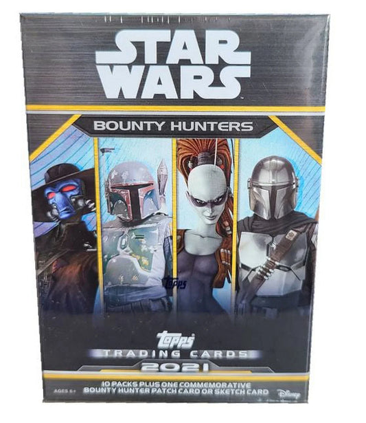 21  Trading Cards: Star Wars Bounty Hunter Value Box