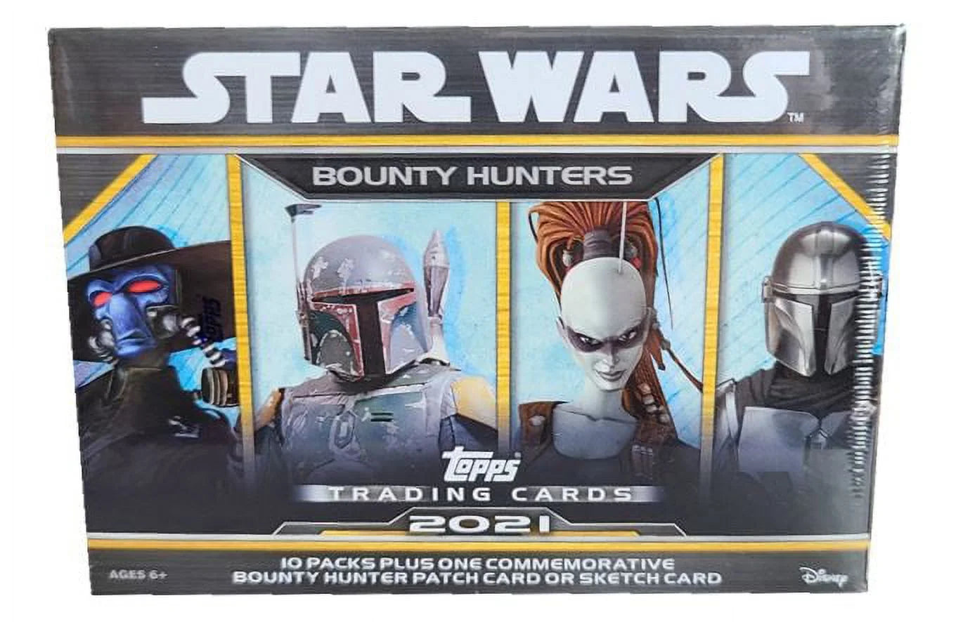 21  Trading Cards: Star Wars Bounty Hunter Value Box
