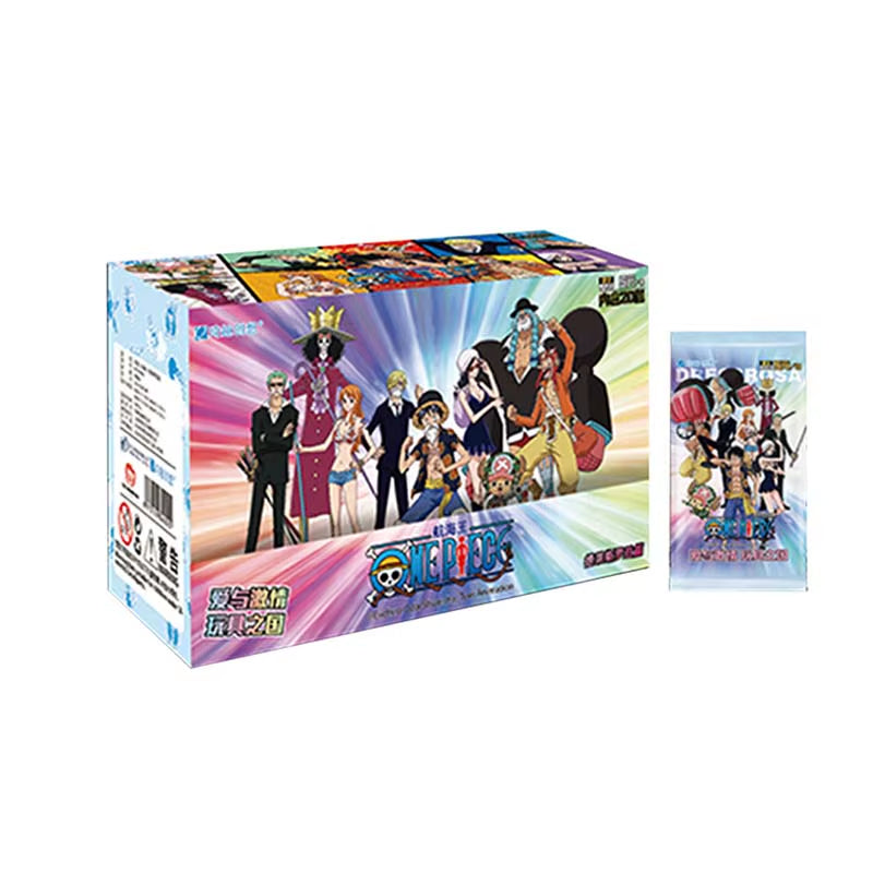 One Piece Japanese Anime Collection Card Cartas Luffy Roronoa Sanji Nami TCG Game Cards 50-210Pcs/Box Children Birthday Gift