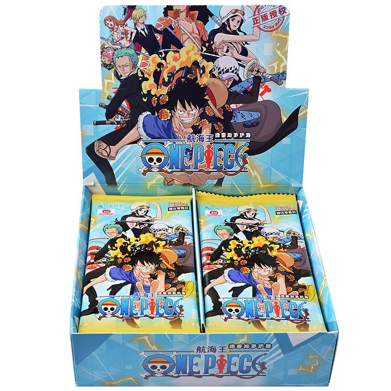 Genuine Anime ONE PIECE Card Luffy Quality Cards Zoro Nami Chopper Franky Collections Card Game Collectibles Battle Card Toy