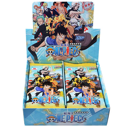 Genuine Anime ONE PIECE Card Luffy Quality Cards Zoro Nami Chopper Franky Collections Card Game Collectibles Battle Card Toy