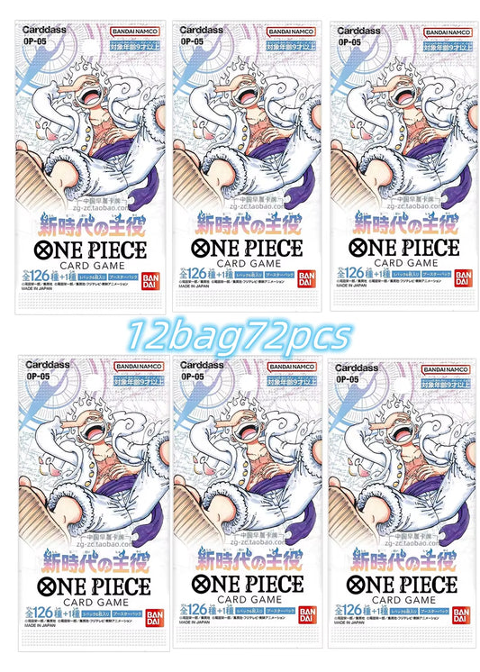 Original  One Piece OP05 the Protagonist of the New Era Cards Booster Box Anime Japanese Trading Game Card Collector Gift