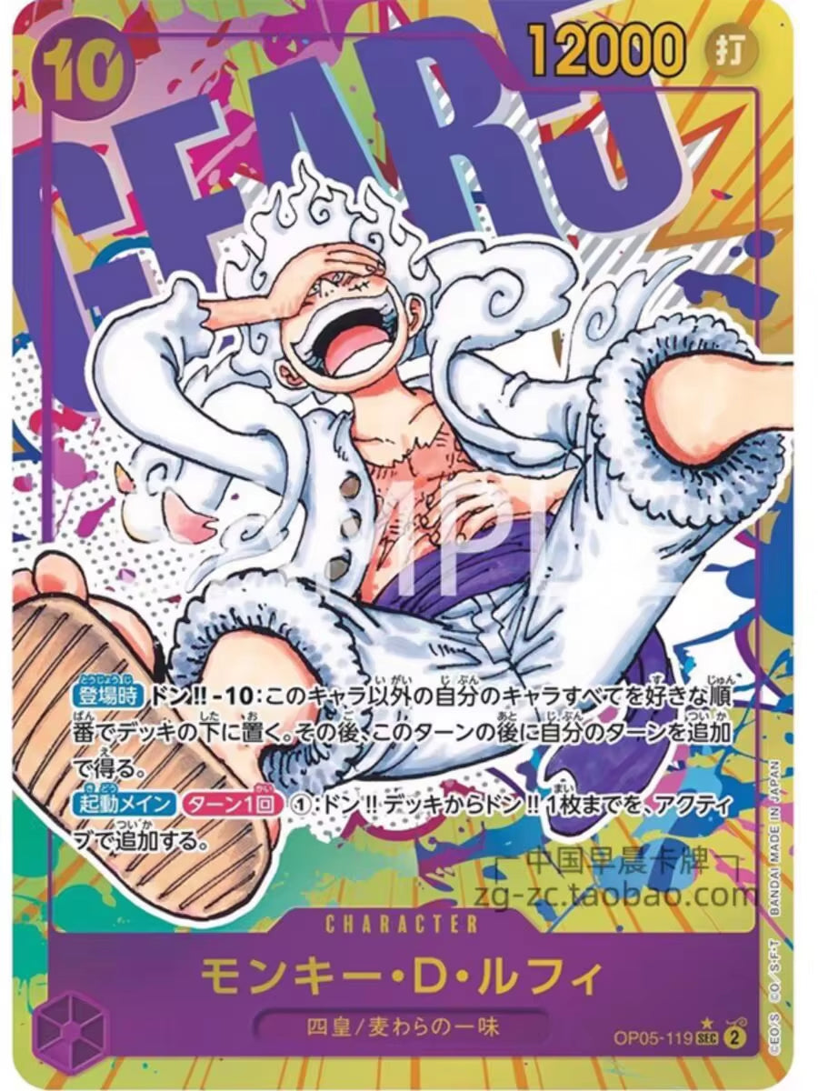 Original  One Piece OP05 the Protagonist of the New Era Cards Booster Box Anime Japanese Trading Game Card Collector Gift