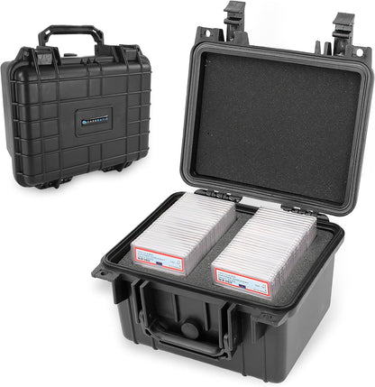 CASEMATIX Graded Card Storage Box Case Fits 40 BGS PSA Slab Sleeves Graded Sport