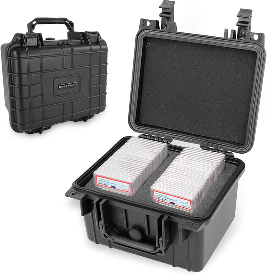 CASEMATIX Graded Card Storage Box Case Fits 40 BGS PSA Slab Sleeves Graded Sport