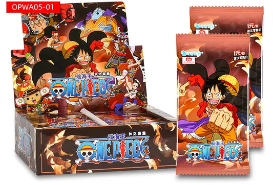 One Piece Cards Anime Collectible Card Luffy Zoro Trading Card Game Sanji Nami TCG Booster Box Game Cards