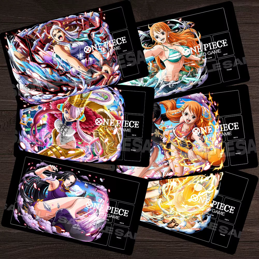 OPCG One Piece Playmat Girls Trading Card Game Mat Dedicated Card Play against Table Mat OP-5