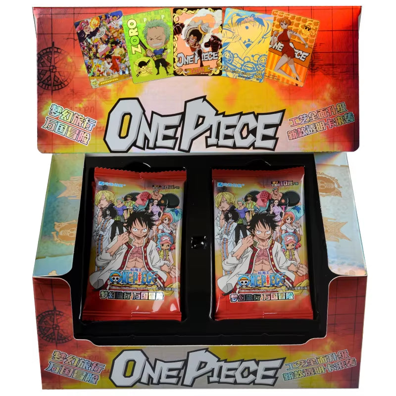 Genuine Anime One Piece Collection Cards Trading Game Luffy Sanji Nami TCG Booster Box Game Cards