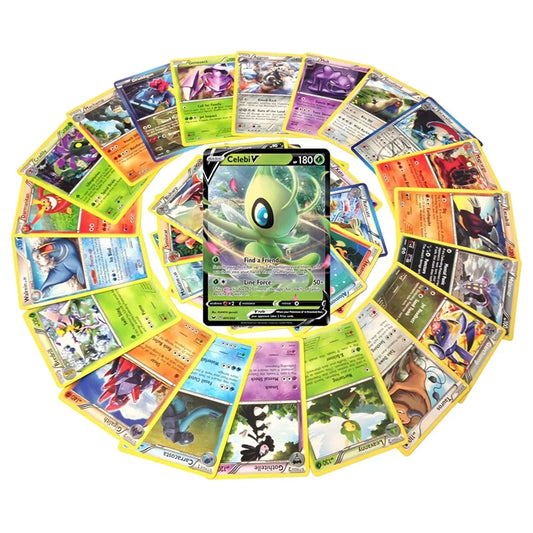 25 Unique Pokemon Cards Featuring 100 HP or Higher (Assorted Lot with No Duplicates) Including Guaranteed Ultra Rare Cards