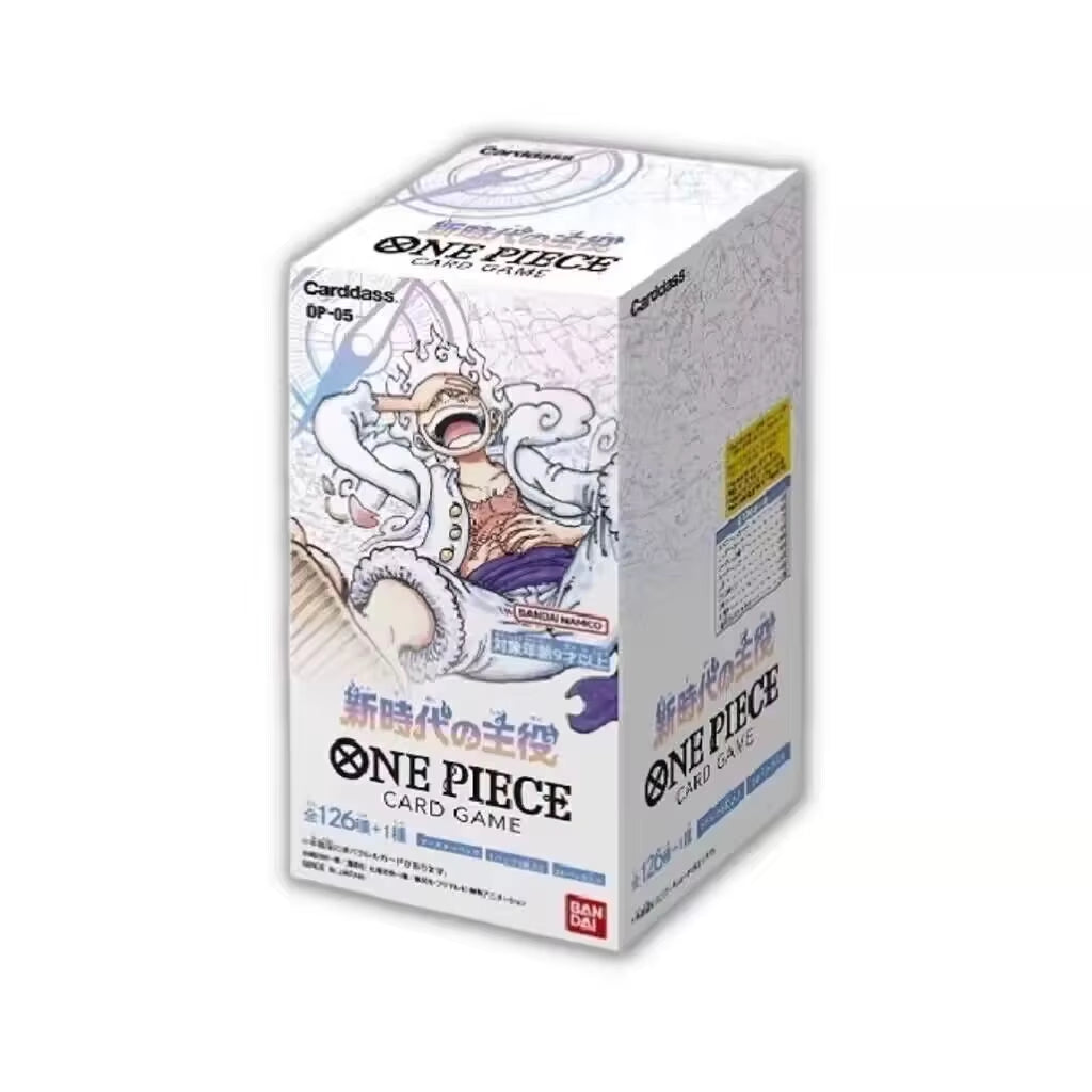 Original  One Piece OP05 the Protagonist of the New Era Cards Booster Box Anime Japanese Trading Game Card Collector Gift
