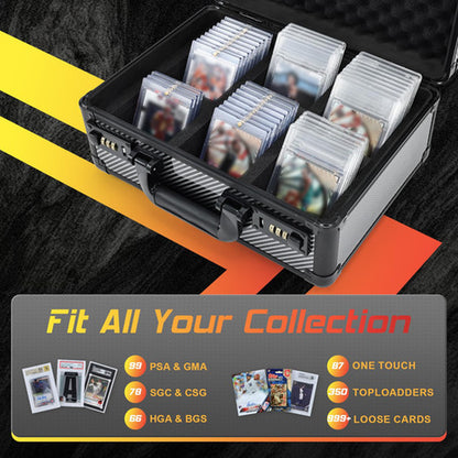 Graded Card Storage Box Trading Toploader Cases for Sports Cards PSA Slab