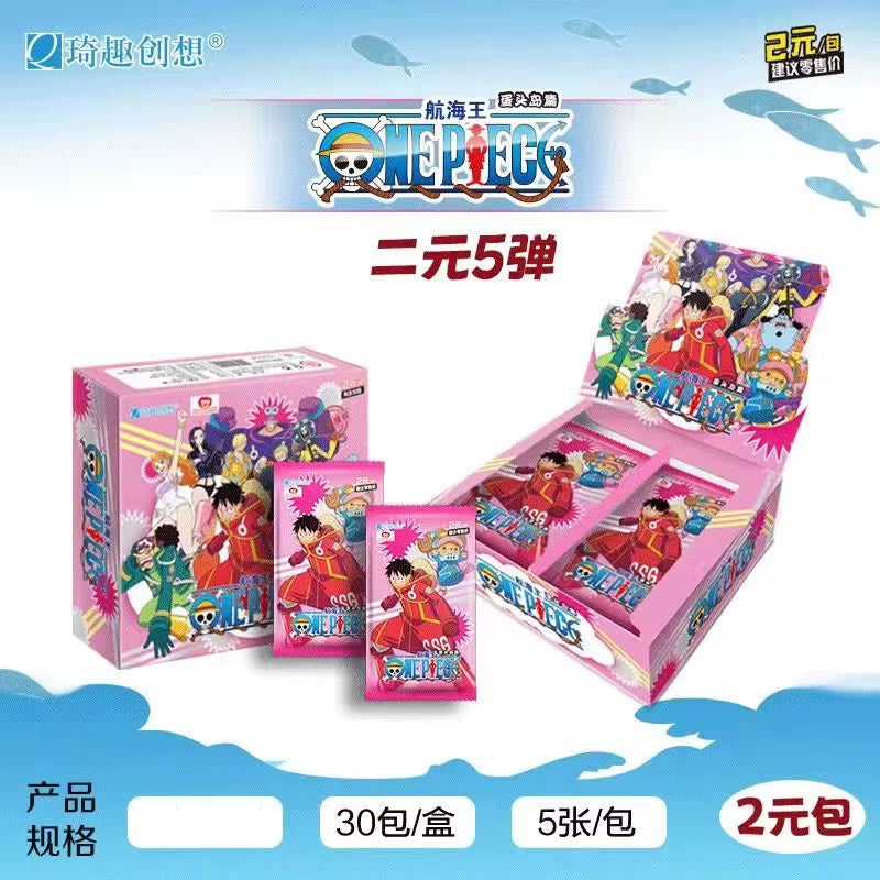 Genuine Anime One Piece Collection Cards Trading Game Luffy Sanji Nami TCG Booster Box Game Cards