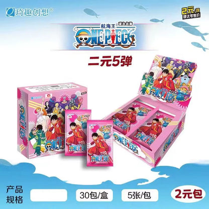 Genuine Anime One Piece Collection Cards Trading Game Luffy Sanji Nami TCG Booster Box Game Cards
