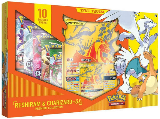 Trading Card Games: Reshiram & Charizard-Gx Premium Collection