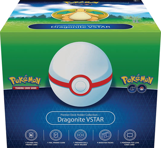 Trading Card Games  GO Premier Deck Holder Collection Dragonite VSTAR Box