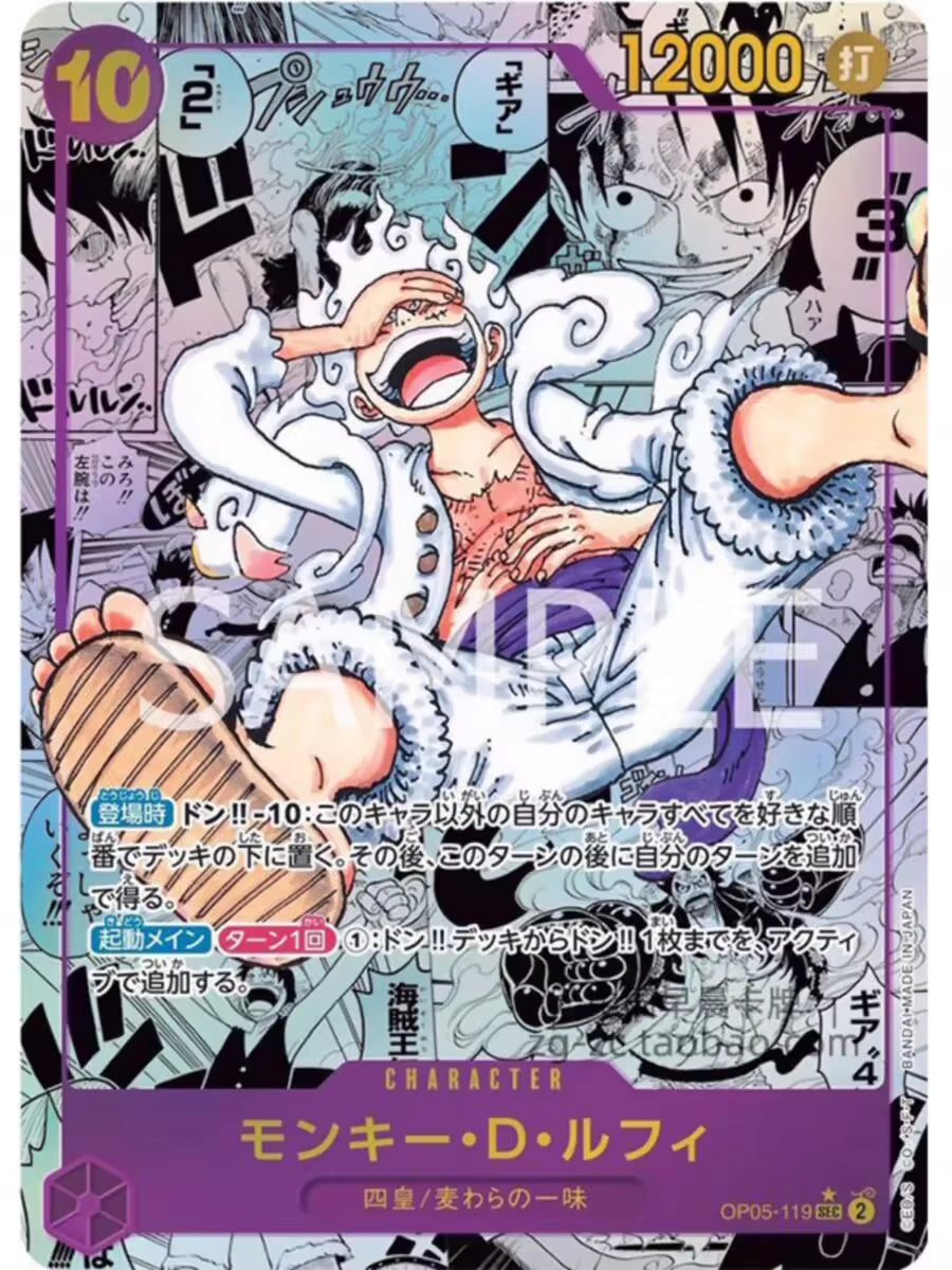 Original  One Piece OP05 the Protagonist of the New Era Cards Booster Box Anime Japanese Trading Game Card Collector Gift