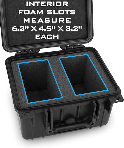 CASEMATIX Graded Card Storage Box Case Fits 40 BGS PSA Slab Sleeves Graded Sport